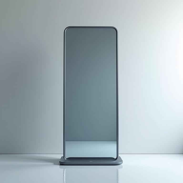 Priekinis Mirage Veidrodžio vaizdas su atspindžiu