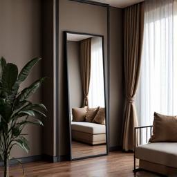 Mirage Veidrodis išjungtas, kaip stilingas namų veidrodis